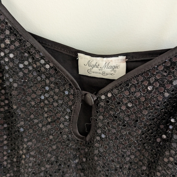 Women's Vintage Cinema Etoile Small Sequin Slip - Picture 6 of 7